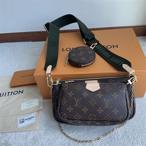 multi pochette louis vuitton khaki|Louis Vuitton multi colored bag.